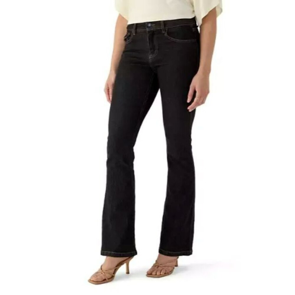 Vanilla Star Women's Back Flap Low-Rise Bootcut Jeans, Size 8 NWT
